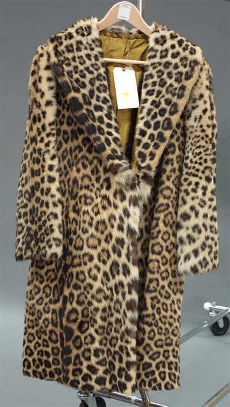 leopard skin coats vintage